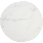 Thumbnail image #1 for CFS Brands Ridge 5310537 11-Inch Freeform Rimless Melamine Plate, White Marble, Matte Finish Case of 12