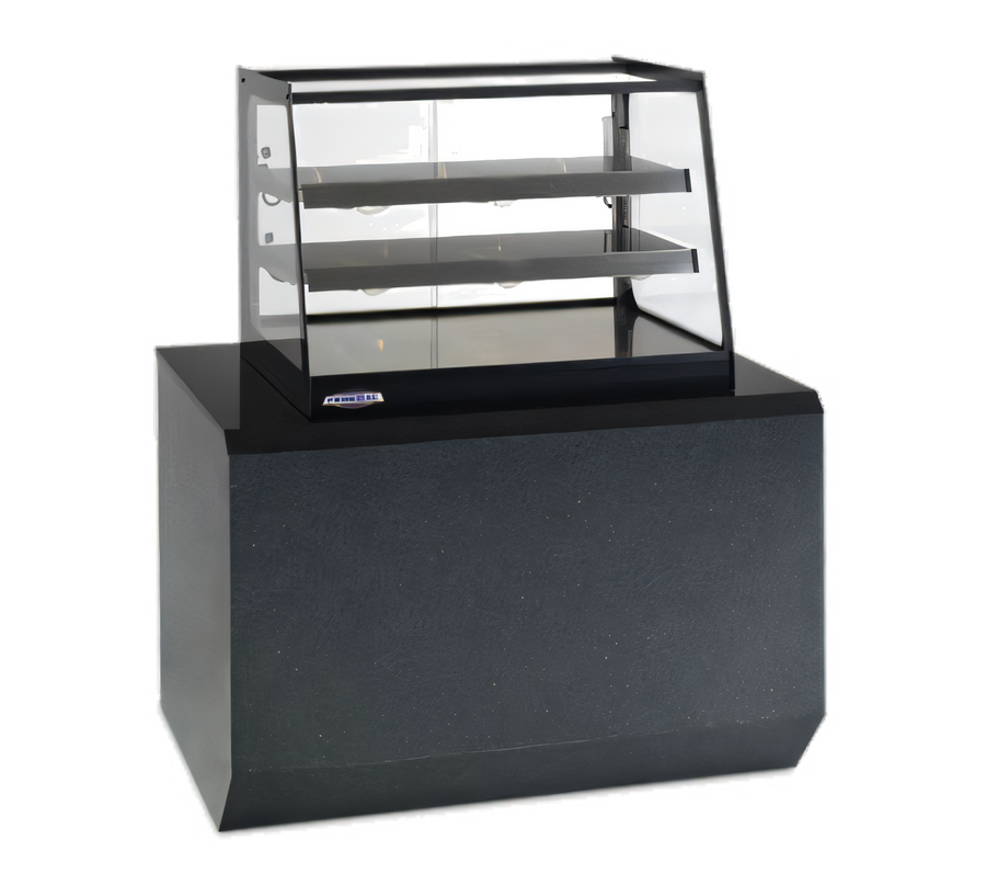 Product image #1 for Federal Industries Elements 24-Inch Countertop Heated Food Merchandiser with Black Trim and 2 Adjustable Shelves