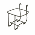 Thumbnail image #1 for Kleen-Pail Pro Wall Mount Stand for 3-Quart KPP97 Pail