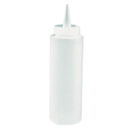 Thumbnail image #1 for Crestware SB12C Squeeze Dispenser Bottle, 12 oz, Clear, Standard Top, Single Tip Case of 3
