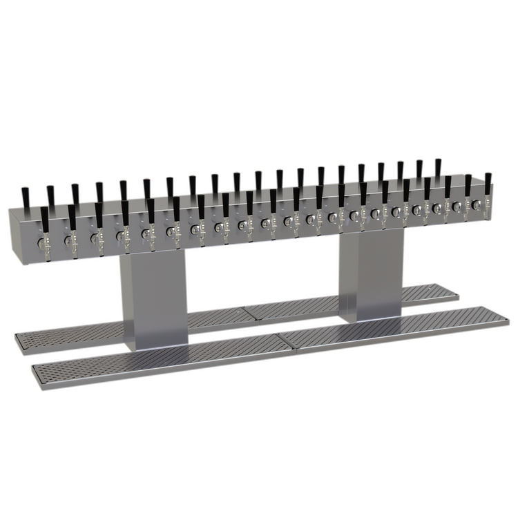 Product image #1 for Glastender Double-Sided Countertop Glycol-Cooled Draft Dispensing Tower, 40 Faucets