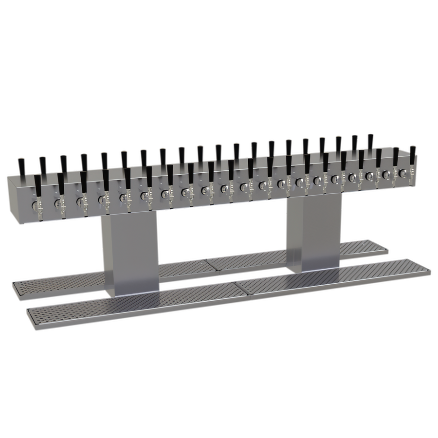 Product image #1 for Glastender Double-Sided Countertop Glycol-Cooled Draft Dispensing Tower, 40 Faucets