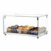 Thumbnail image #1 for Omcan 44371 Countertop Pastry Display Case with Square Front Glass, 35 L Capacity