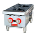 Thumbnail image #1 for Omcan 12-Inch Countertop Natural Gas Hot Plate with 2 Burners