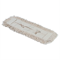 Flo-Pac® 48 Inch x 5 Inch Natural Cotton Tie Back Dust Mop Refill