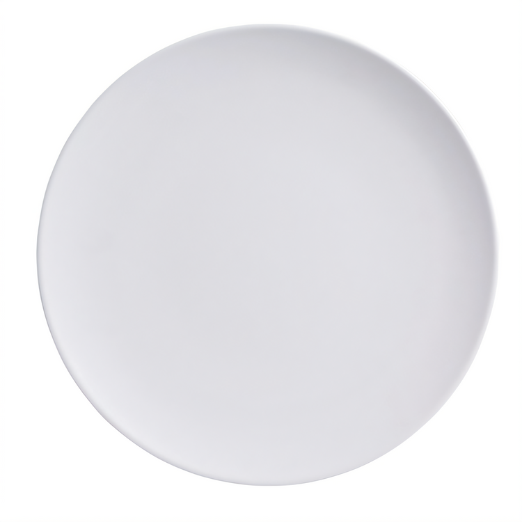 Product image #1 for American Metalcraft Mix & Matte 11-1/2-Inch Matte White Round Coupe Melamine Plate