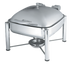 Thumbnail image #1 for Intrigue® Square Induction Chafer Stand, Mirror-Finished Stainless Steel