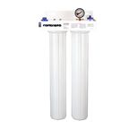 Thumbnail image #1 for Everpure EV910023 20-Inch Dual Parallel Wall-Mounted Water Filter Housing, Polypropylene, 4.0 GPM