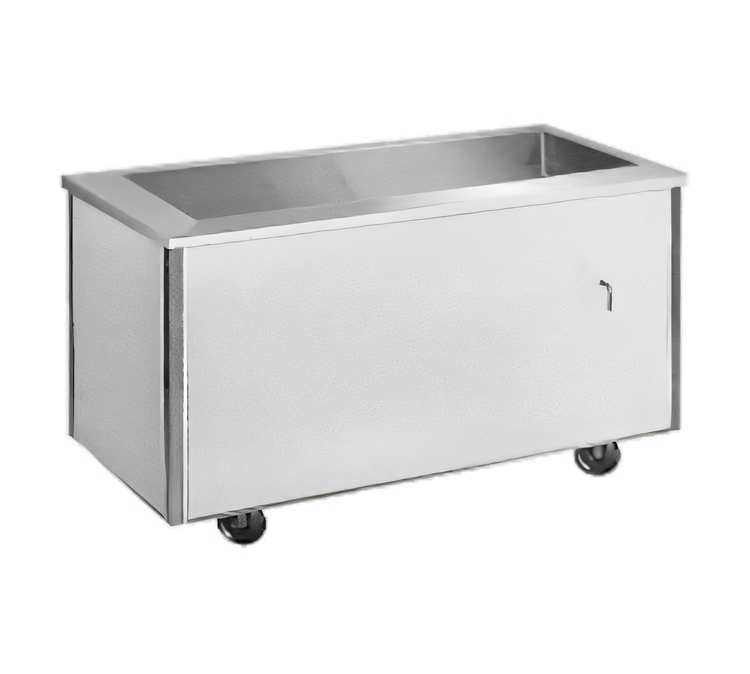 Product image #1 for Randell IC-5 72" Mobile Iced Cold Food Table with 5-Pan Capacity and Enclosed Base
