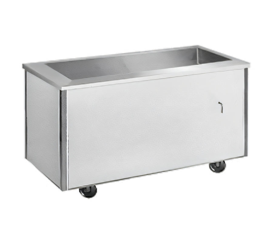 Product image #1 for Randell IC-5 72" Mobile Iced Cold Food Table with 5-Pan Capacity and Enclosed Base