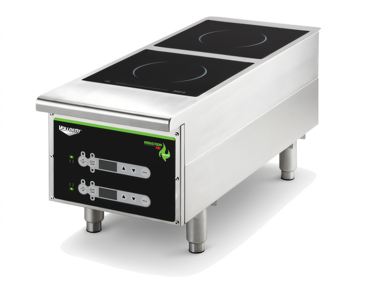 Product image #1 for Vollrath Cayenne Heavy-Duty 12-Inch Dual Hob Digital Countertop Induction Range