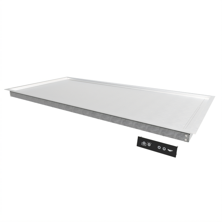 Product image #1 for Vollrath 32-Inch Stainless Steel Recessed Drop-In Heated Shelf with Dual Warming Zones