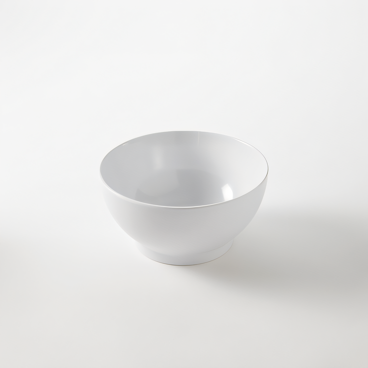 Product image #2 for 50 oz. White Melamine Round Noodle Bowl