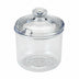 Thumbnail image #1 for Cambro Camwear 8 oz Clear Polycarbonate Condiment Jar with Slotted Lid