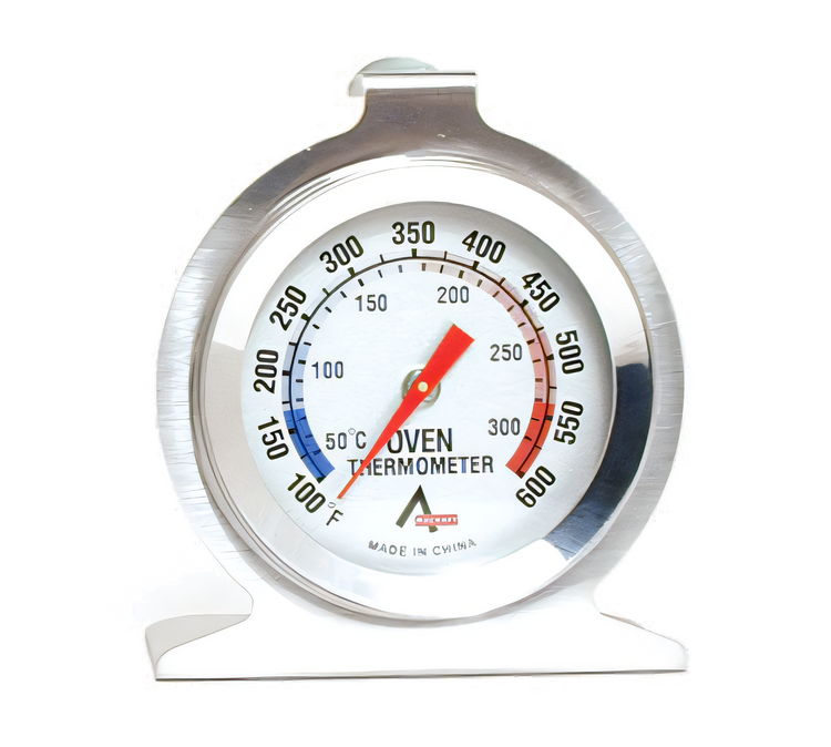 Product image #1 for Adcraft 2-Inch Dial Oven Thermometer, Stainless Steel and Glass, 100°F to 600°F