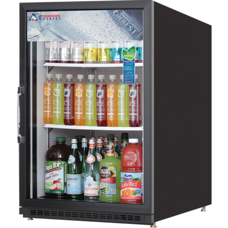 Product image #1 for Everest Refrigeration EMGR5B 25-Inch Countertop Reach-In Glass Door Merchandiser Refrigerator