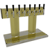 Thumbnail image #1 for Glastender Countertop Tee Draft Dispensing Tower with 8 Faucets, Glycol-Cooled, Polished Brass Finish