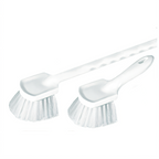 Thumbnail image #1 for Disco, Inc Tough Scrub™ NI502220 20-Inch Kitchen Scrub Brush with Crimped Nylon Bristles and White Plastic Handle