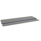 Thumbnail image #1 for Glastender, Inc. IBCB-42 42-Inch Underbar Ice Bin Sliding Cover, Two-Piece Stainless Steel, for 24-Inch-Deep Bins