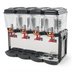 Thumbnail image #1 for Cofrimell CD4J110 4-Bowl Juice Dispenser with 3-Gallon Removable Polycarbonate Bowls, 110V