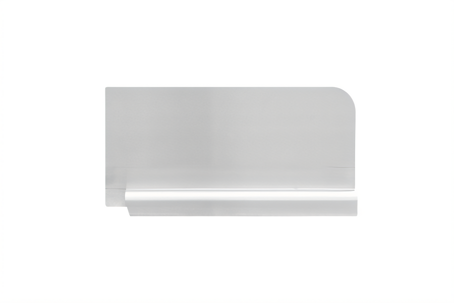 Product image #1 for Right Side Splash Guard for 18 x 21 Pot Sinks, 18-Gauge 304 Stainless Steel