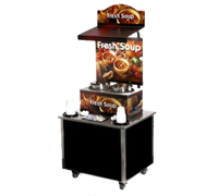 Vollrath 4-Series Signature Server Cayenne Freestanding Soup Kiosk Food Cart Merchandiser