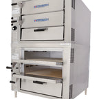 Thumbnail image #1 for Bakers Pride HearthBake Series GP52 Countertop Double-Deck Gas Pizza/Bake Oven with Cordierite Decks, 80,000 BTU