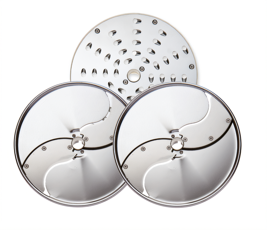 Product image #1 for Dito Sama Stainless Steel Pizza Disc Set for Commercial Food Processors, 3-Piece