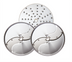 Thumbnail image #1 for Dito Sama Stainless Steel Pizza Disc Set for Commercial Food Processors, 3-Piece