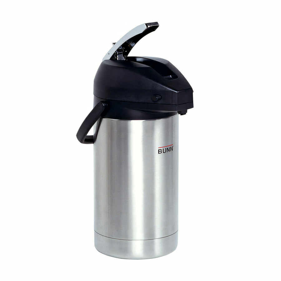 Product image #1 for BUNN 3.0 Liter Lever-Action Airpot with Stainless Steel Liner, 6-Pack