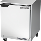 Thumbnail image #1 for Beverage Air UCR24HC One-Section Undercounter Refrigerator, 24-Inch Wide, 4.48 cu. ft., Solid Door, Rear-Mounted Self-Contained Refrigeration