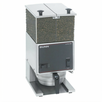 BUNN LPG2E Low Profile Portion Control Commercial Coffee Grinder with Dual 3 lb Hoppers