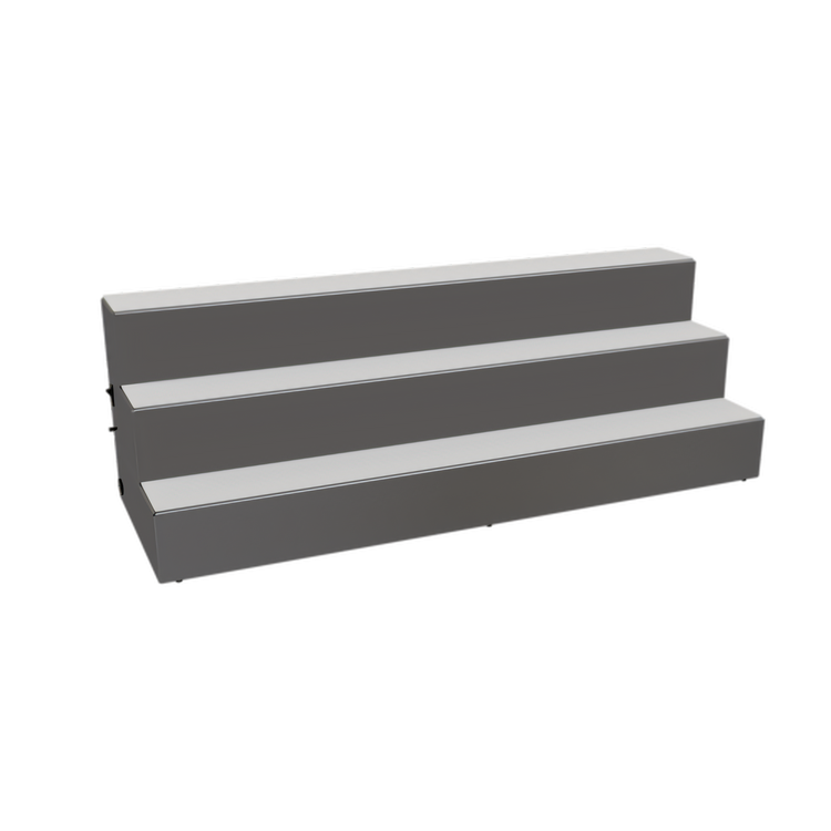 Product image #1 for Glastender LLD3-36 36-Inch Wide 3-Tier Lighted Liquor Display