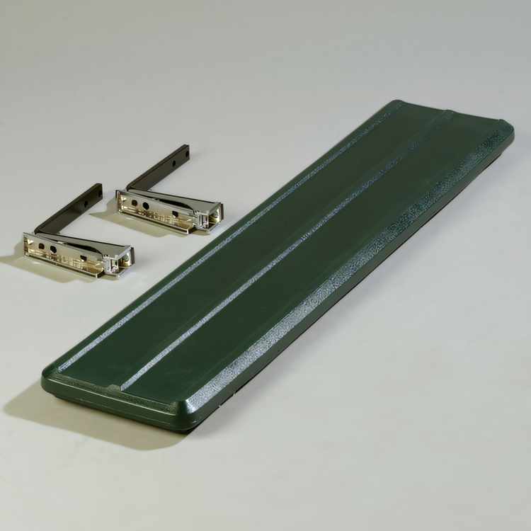 Product image #2 for SixStar Solid Drop-Down Food Bar Tray Slide, 44 x 9 x 2 Inches, Forest Green