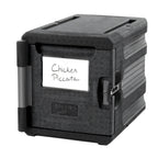 Thumbnail image #1 for Metro Mightylite™ ML300-BL 4-Pan Front-Load Insulated Food Pan Carrier, Expanded Polypropylene, Black