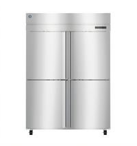 Hoshizaki Pass-Thru Upright Heated Holding Cabinet, 2 Section, Half Stainless Steel Doors