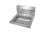 Thumbnail image #1 for Pro-Bowl Wall-Mount Stainless Steel Hand Sink with 14 x 10 x 5-Inch Bowl and Single Deck-Mount Faucet Hole