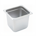 Thumbnail image #1 for Winco 1/6 Size 6-Inch Deep 24 Gauge Anti-Jamming Solid Steam Table Pan