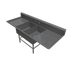 Thumbnail image #1 for John Boos Pro-Bowl 2-Compartment Bakery Sink with Left and Right 30-Inch Drainboards