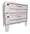 Thumbnail image #1 for Bakers Pride Super Deck Series Gas Double-Deck Pizza Deck Oven, 54 x 34-1/2 Inch Bake Deck, Stainless Steel Exterior