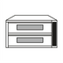 Thumbnail image #1 for Moretti Forni iDeck Double-Deck Electric Pizza Deck Oven with Stand and Hood