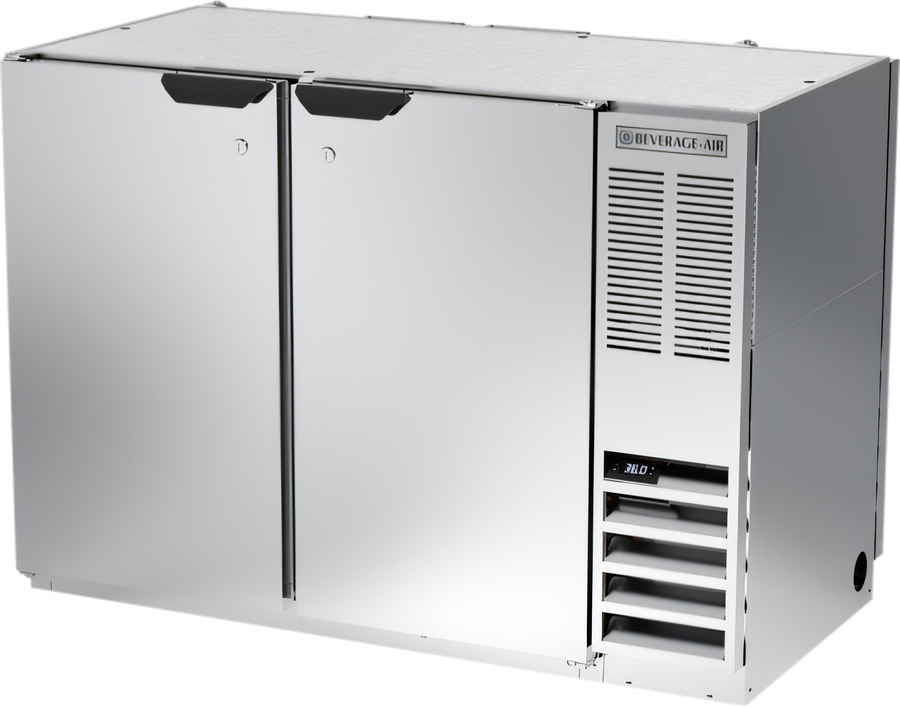 Product image #1 for Beverage-Air 48-Inch Two-Section Pass-Thru Back Bar Refrigerator with Solid Doors