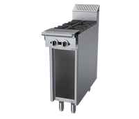 Garland Cuisine Series 12-Inch Heavy-Duty Gas Add-A-Unit Range with Storage Base and 2 Open Burners