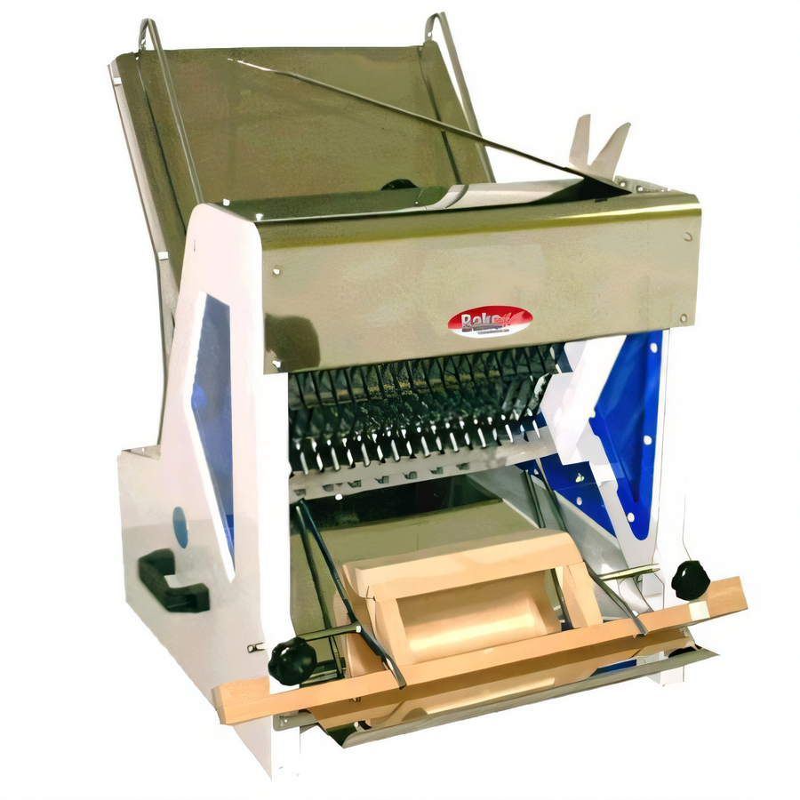 Product image #1 for BakeMax BMGF001-4 Gravity Feed Countertop Bread Slicer, 5/8 Inch Slice Thickness