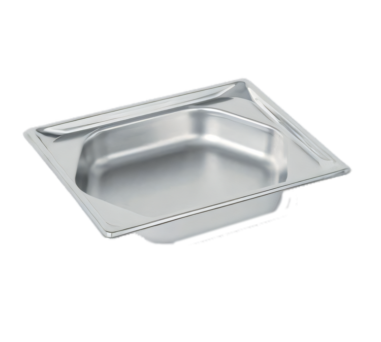 Product image #1 for Vollrath Super Pan® Super Shapes Half-Size Hexagon Solid Hotel Pan, 2.2 Qt, Stainless Steel