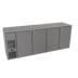 Thumbnail image #1 for Glastender C1FB92 One-Zone Front-Serviced Bar Profile Back Bar Cooler, 92 Inch, 4-Section, 16 Inch Door Openings
