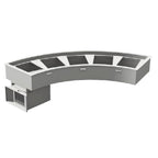 Thumbnail image #1 for Randell RCP-2C-R250 30-Inch Drop-In Curved Refrigerated Cold Food Well, 2-Pan Full-Size, Self-Contained R290