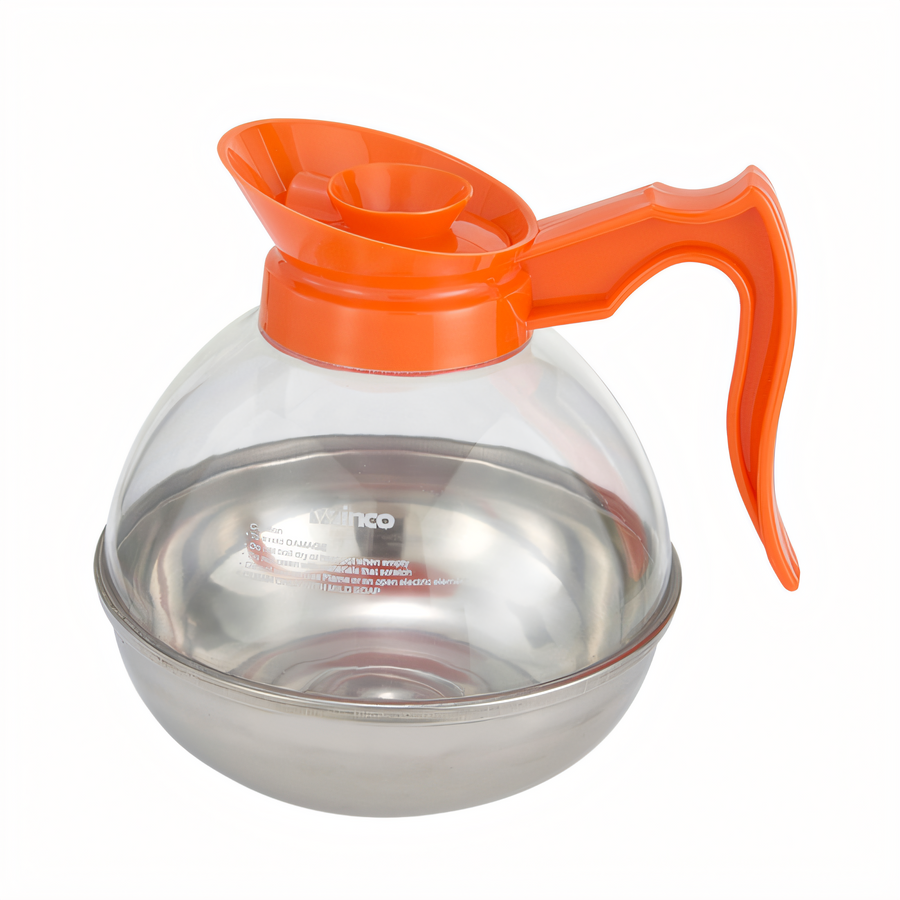 Product image #1 for Winco 64 oz Decaf Coffee Decanter with Stainless Steel Base