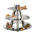 Thumbnail image #1 for American Metalcraft Ascent 3-Tier Round Buffet Display Stand