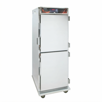 Cres Cor Mobile Insulated Correctional Hot Holding Cabinet with Dutch Doors, 12 Pan Capacity, 120V